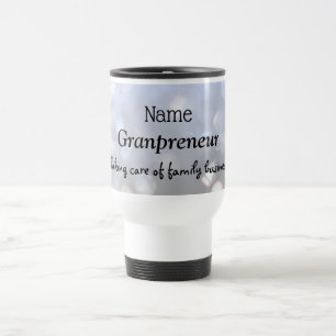 Granpreneur design travel mug