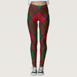 Grant Clan Tartan Scottish Plaid Leggings<br><div class="desc">Make a bold statement with these Grant Clan Tartan Leggings! This striking Scottish plaid pattern, featuring the clan's vibrant colors, is perfect for infusing your Athleisure wardrobe with a touch of heritage. Made from a super comfortable, stretch fabric, these leggings are ideal for yoga, jogging, or simply lounging in unique...</div>