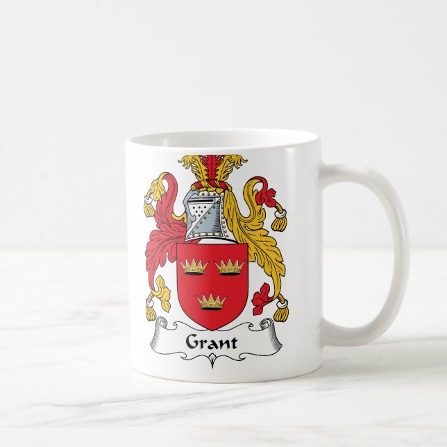 Grant Family Crest Coffee Mug (Right)