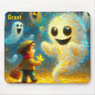 GRANT ~ Halloween Ghosts ~ Mouse Mat