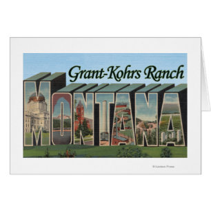 Grant-Kohrs Ranch, Montana - Large Letter Scenes