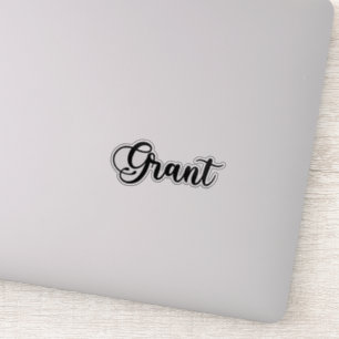 Grant Name - Handwritten Calligraphy