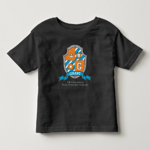 Grant name meaning crest knights shield toddler T-Shirt