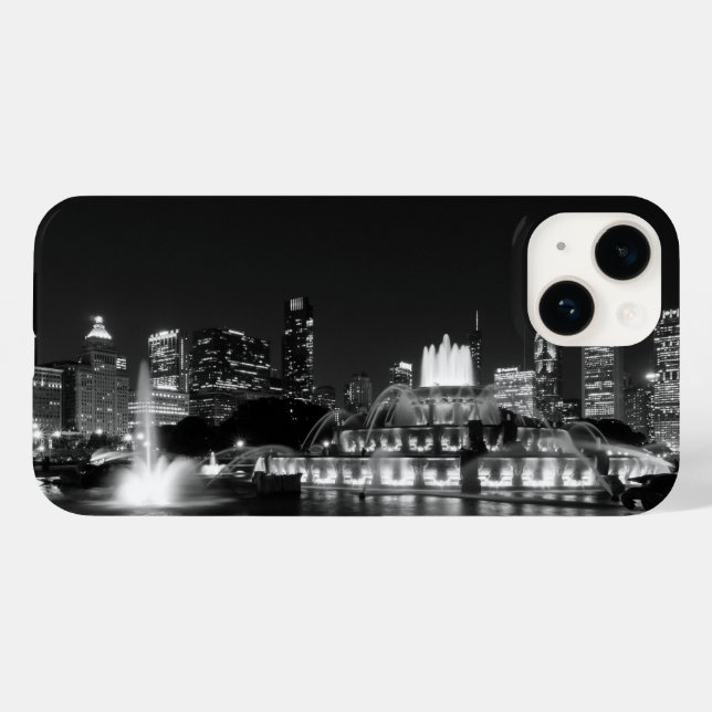Grant Park Chicago Grayscale Case-Mate iPhone Case (Back (Horizontal))