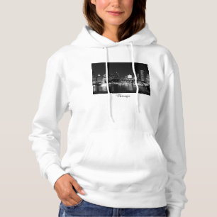 Grant Park Chicago Grayscale Hoodie