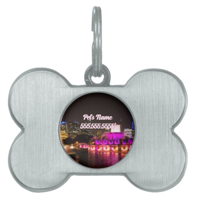 Grant Park Chicago Pet Tag (Front)