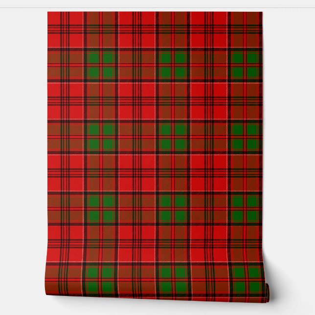 Grant Tartan Plaid Scottish Clan Wallpaper (Unrolling)