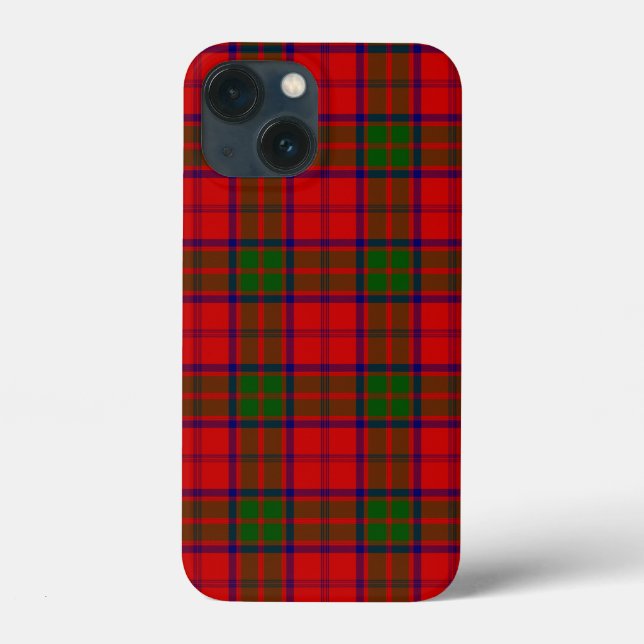 Grant tartan red green plaid Case-Mate iPhone case (Back)