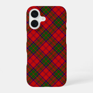Grant tartan red green plaid iPhone 16 case
