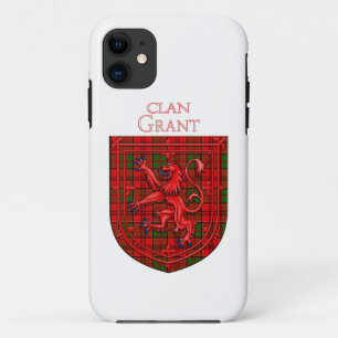 Grant Tartan Scottish Plaid Lion Rampant iPhone 11 Case