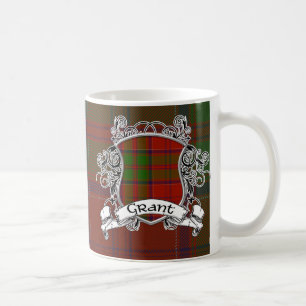 Grant Tartan Shield Coffee Mug