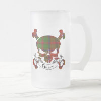 Grant Tartan Skull Mug