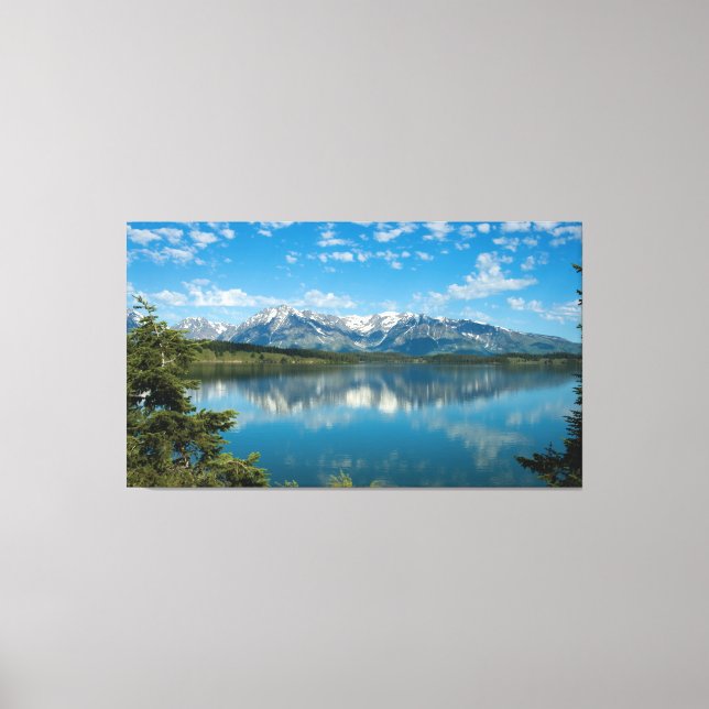 Grant Teton Mountains - Wild Places Photography Canvas Print (Front)