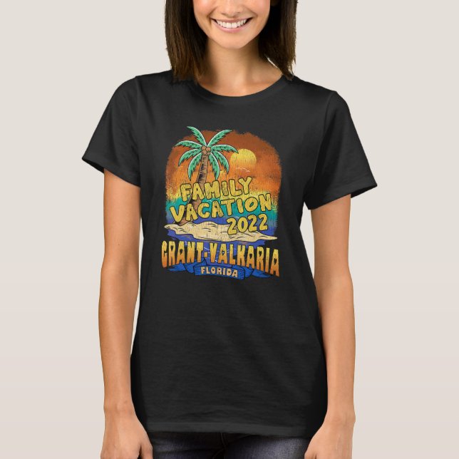 Grant Valkaria Florida Family Vacation 2022 Beach  T-Shirt (Front)