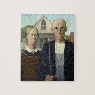 Grant Wood “American Gothic” Jigsaw Puzzle