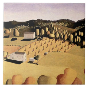 Grant Wood artwork, Some Corn Tile