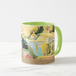 Grant Wood - Stone City, Iowa Mug