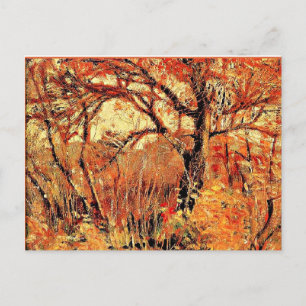 Grant Wood - The Landscape of Autumn Postcard