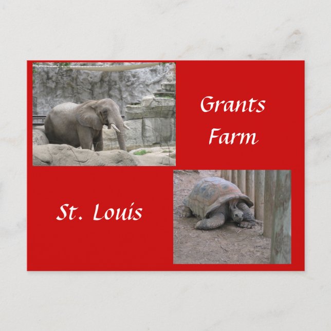 Grants Farm Postcard (Front)