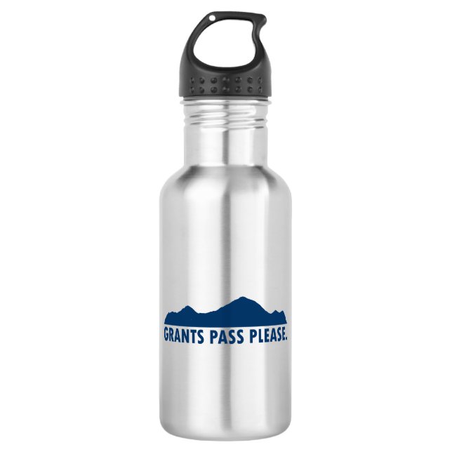 Grants Pass Oregon Please 532 Ml Water Bottle (Front)