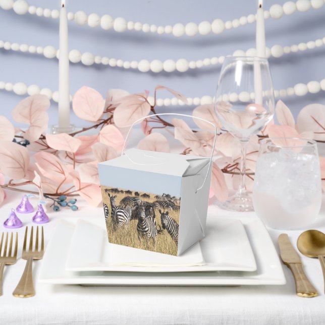 Grant's Zebra Favour Box (Wedding)