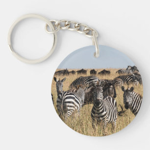 Grant's Zebra Key Ring
