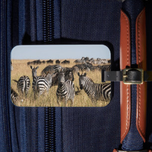 Grant's Zebra Luggage Tag