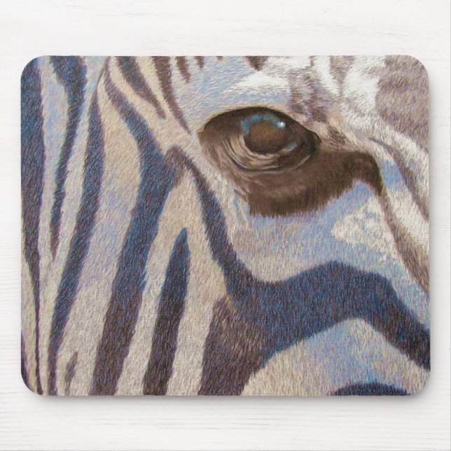 Grant's Zebra Mouse Mat (Front)