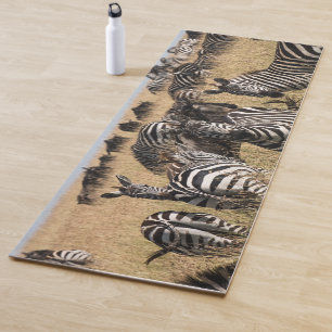 Grant's Zebra Yoga Mat