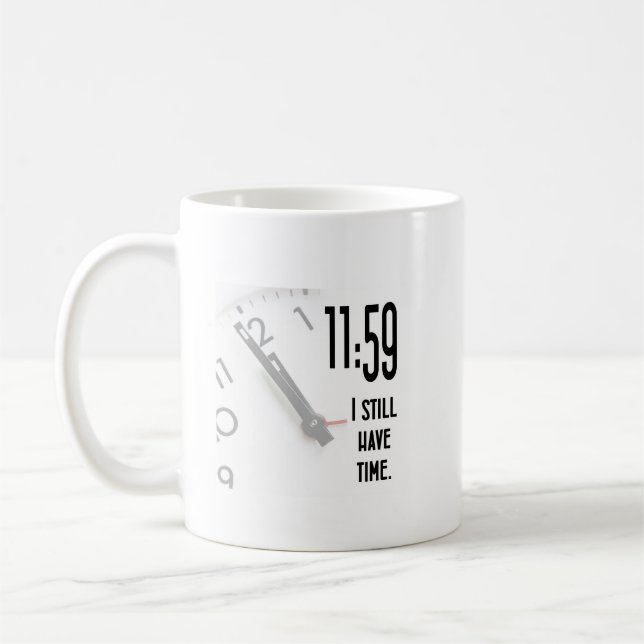 Grantwriter's Clock Coffee Mug (Left)