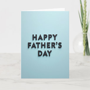 Granular Fathers Day Message Card