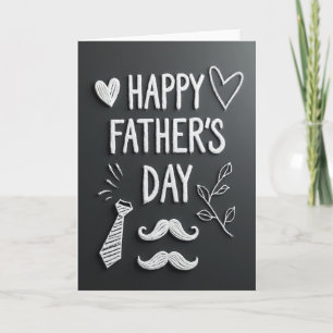 Granular Fathers Day Wishes Card