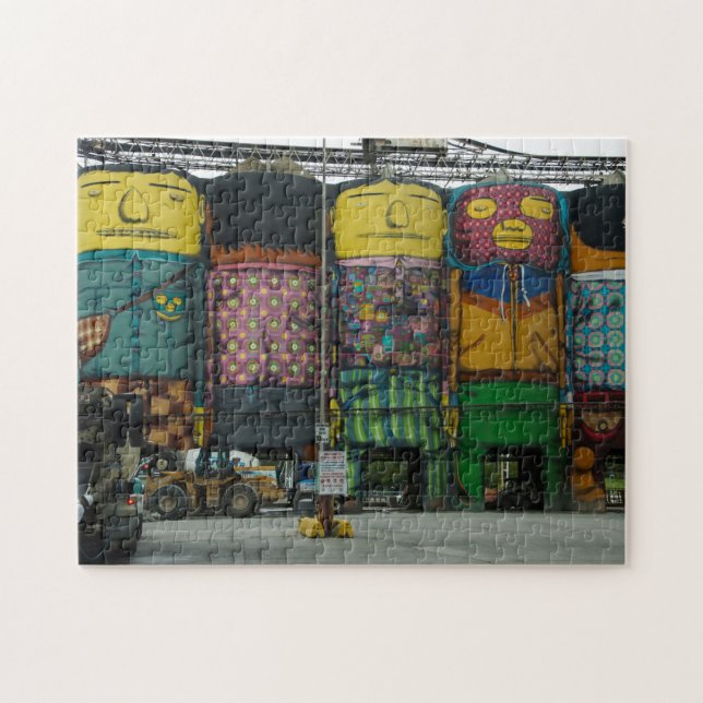 Granville Island Silos Jigsaw Puzzle (Horizontal)