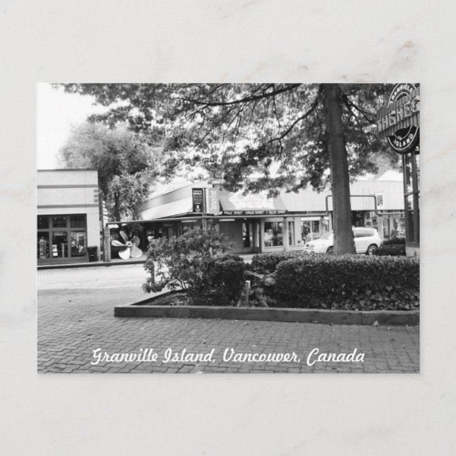 Granville Island, Vancouver Postcard (Front)
