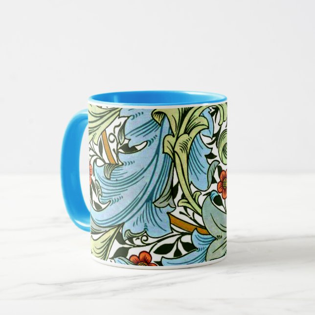 Granville, popular William Morris pattern Mug (Front Left)