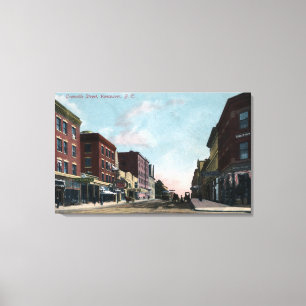 Granville Street View Canvas Print