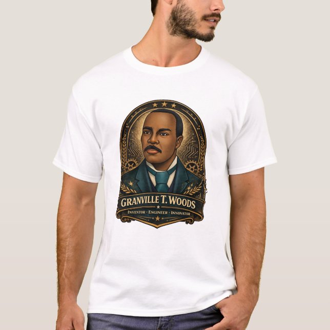 Granville T. Woods Inventor Tee (Front)
