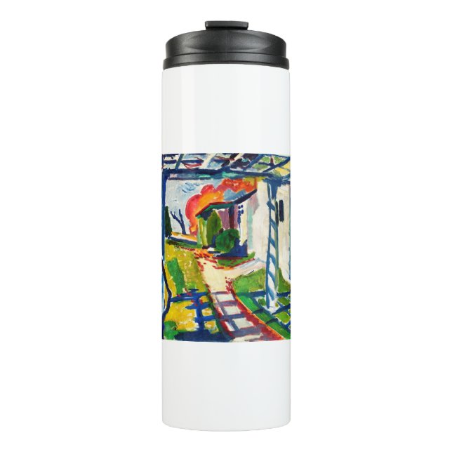 Grape Arbor by Henry Lyman Sayen Thermal Tumbler (Front)