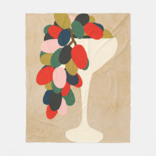 Grape Array Fleece Blanket