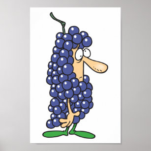 Grape Costume Poster