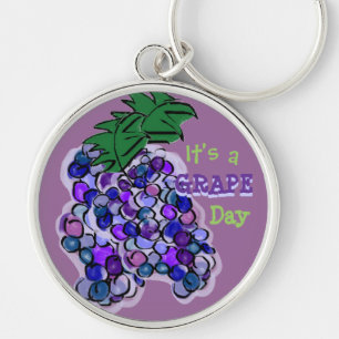 Grape Day Keychain