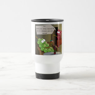 Grape Divorces Funny Travel Mug
