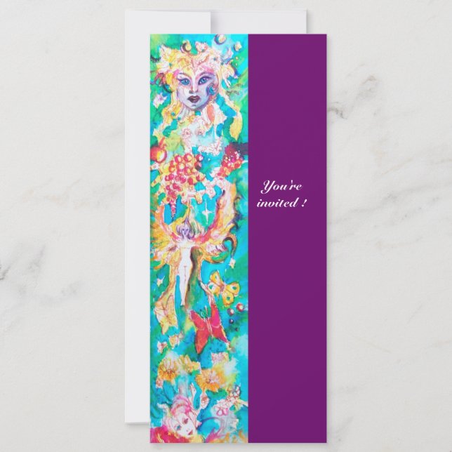 GRAPE FAIRY TALE 9 INVITATION (Front)