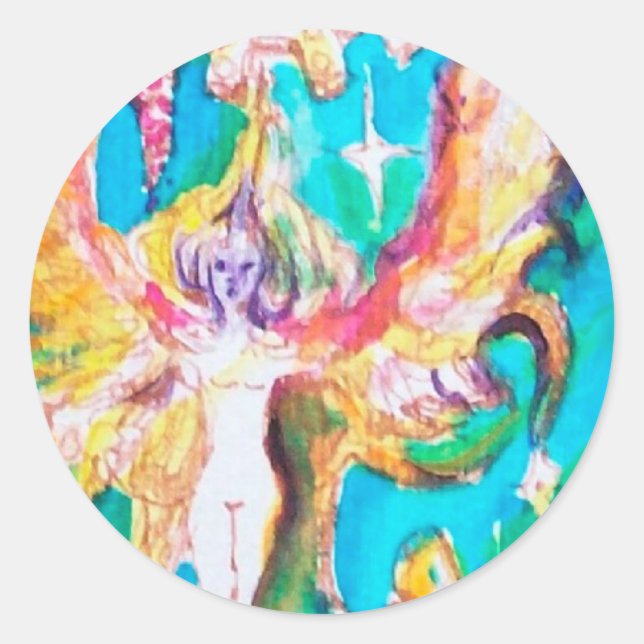 GRAPE FAIRY TALE CLASSIC ROUND STICKER (Front)