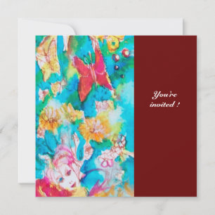 GRAPE FAIRY TALE  Colourful Fantasy Invitation