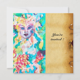 GRAPE FAIRY TALE parchment Invitation