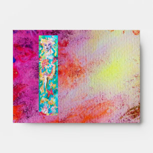 GRAPE FAIRY TALE  ,red purple pink yellow Envelope