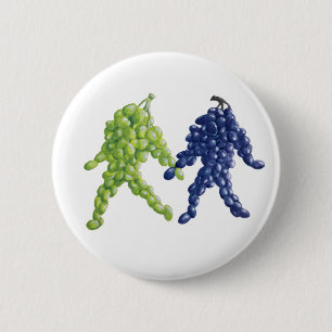 Grape Friends 6 Cm Round Badge