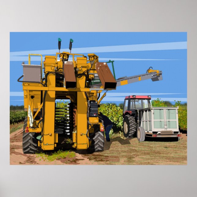 Grape Harvester Poster (Front)