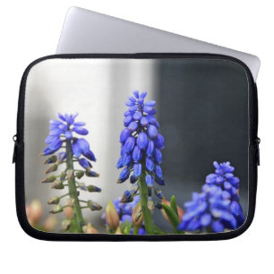 grape hyacinth laptop sleeve